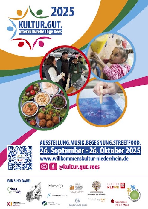 Plakat KULTUR.GUT.2025 Interkulturelle Tage Rees